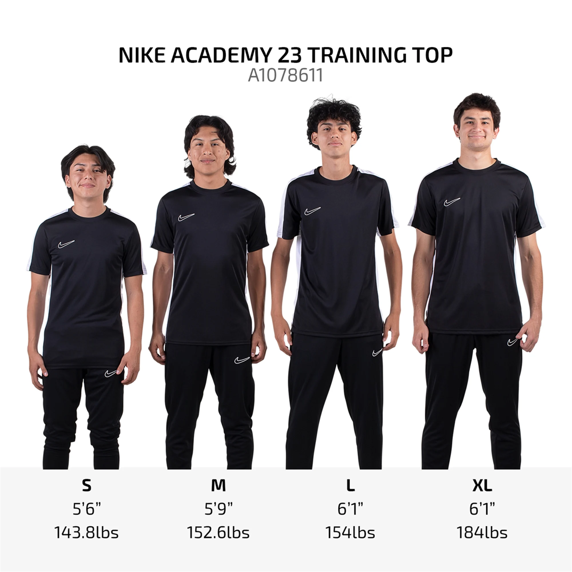 Nike academy 23 training top BLACK SHIRT LINE UP YOUTH download